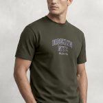 Brooklyn District, T-Shirt Μπλούζα με Σχέδιο σε Χακί Χρώμα