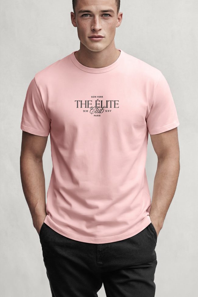 Elite Club, Μπλούζα T-Shirt σε Ροζ Χρώμα