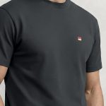 Monaco Flag Mini, Ανδρική Μπλούζα T-Shirt σε Iron Grey Χρώμα