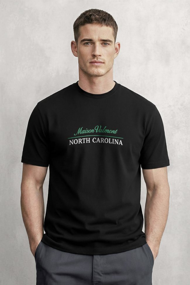 Maison Valmont, Μπλούζα T-Shirt σε Μαύρο Χρώμα