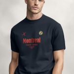 Montreal 1998, T-Shirt Μπλούζα με Σχέδιο σε Μπλε Χρώμα