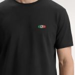 Italy Minimal, Μπλούζα T-Shirt σε Μαύρο Χρώμα