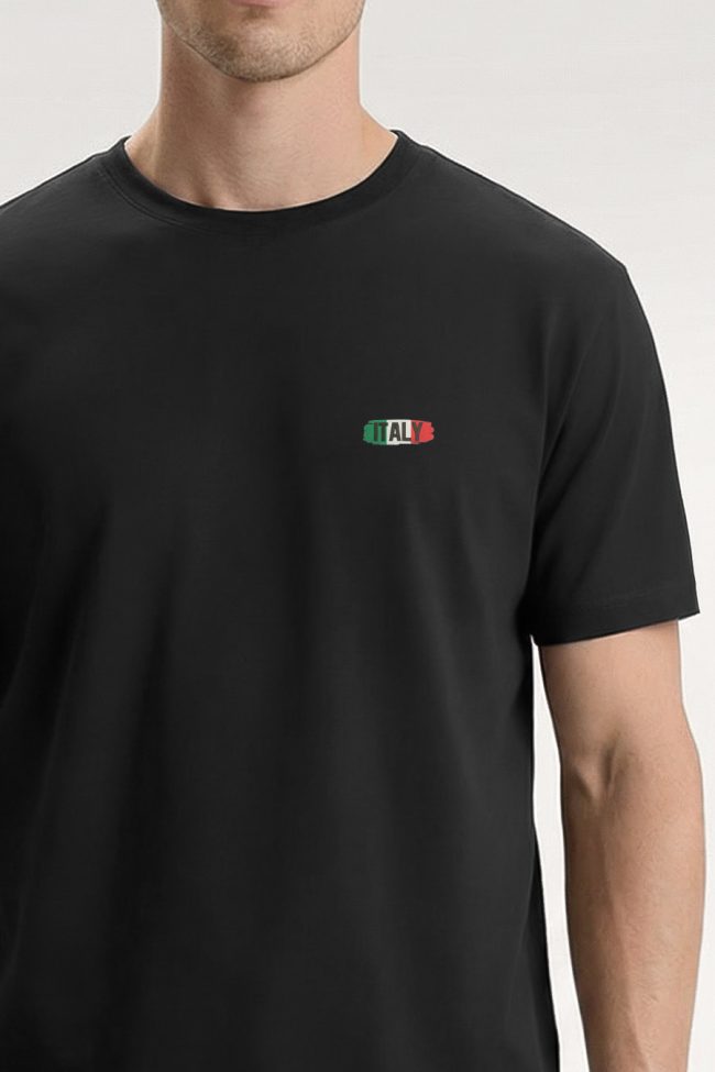 Italy Minimal, Μπλούζα T-Shirt σε Μαύρο Χρώμα