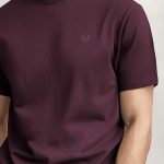 UK Royal Black, Ανδρική Μπλούζα T-Shirt σε Μπορντώ Χρώμα