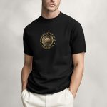 Maison Beverly Hills, Casual Μπλούζα T-Shirt σε Μαύρο Χρώμα