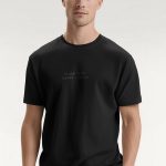 Black Is My Happy Colour, Heavy Cotton T-Shirt σε Μαύρο Χρώμα