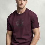 Royal Lions, Μπλούζα T-Shirt σε Μπορντώ Χρώμα