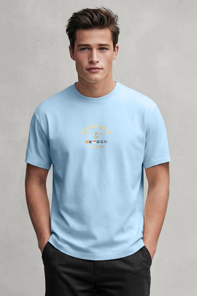 Beverly Hills Royal Regatta, Μπλούζα T-Shirt σε Γαλάζιο Χρώμα