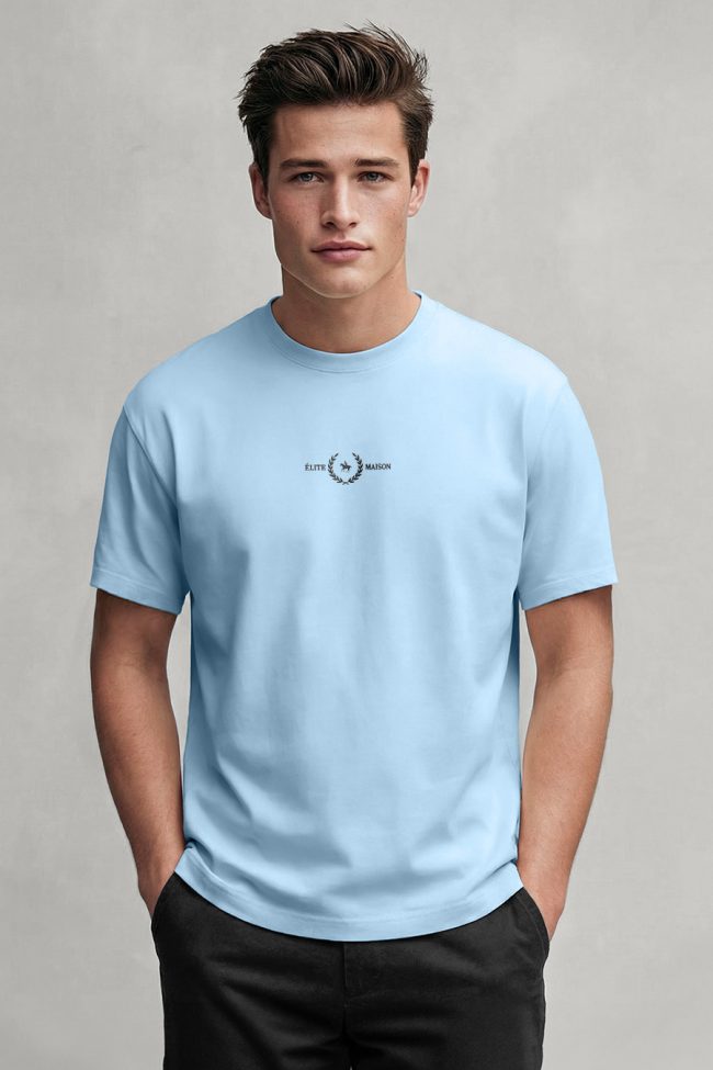 Maison Laureate, Μπλούζα T-Shirt σε Γαλάζιο Χρώμα