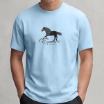 Midnight Stallion, Μπλούζα T-Shirt σε Γαλάζιο Χρώμα