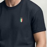 Italia Shield, Ανδρική Μπλούζα T-Shirt σε Μπλε Χρώμα