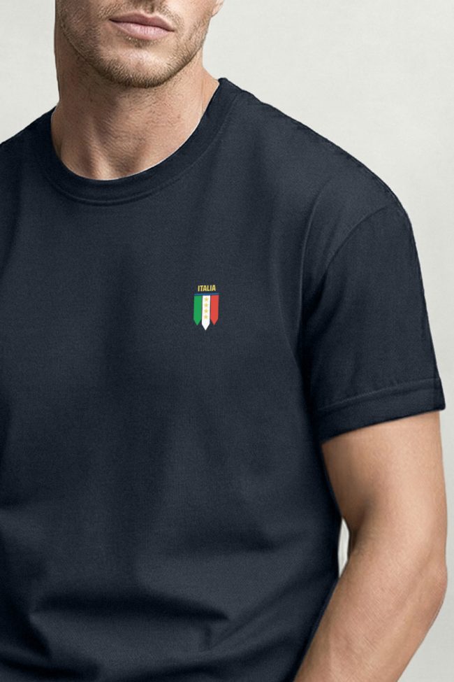Italia Shield, Ανδρική Μπλούζα T-Shirt σε Μπλε Χρώμα