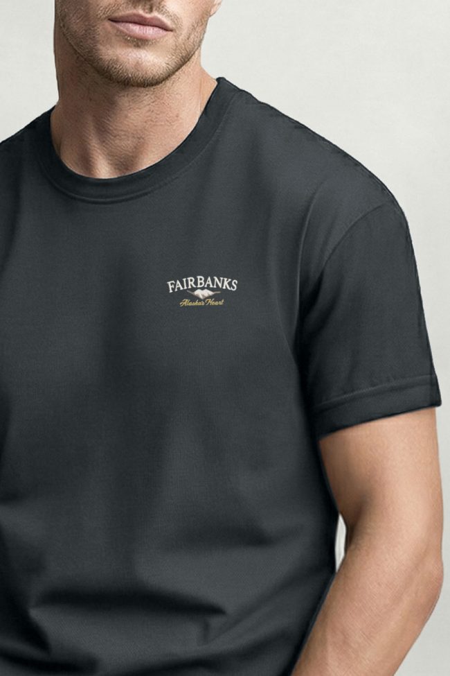 Fairbanks Alaska Heart Mini, Μπλούζα T-Shirt σε Iron Grey Χρώμα
