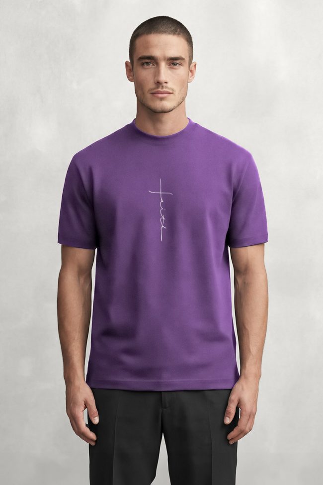 Faith, Μπλούζα T-Shirt σε Μωβ Χρώμα
