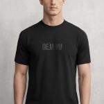 Deja Vu Bold, Μπλούζα T-Shirt σε Μαύρο Χρώμα