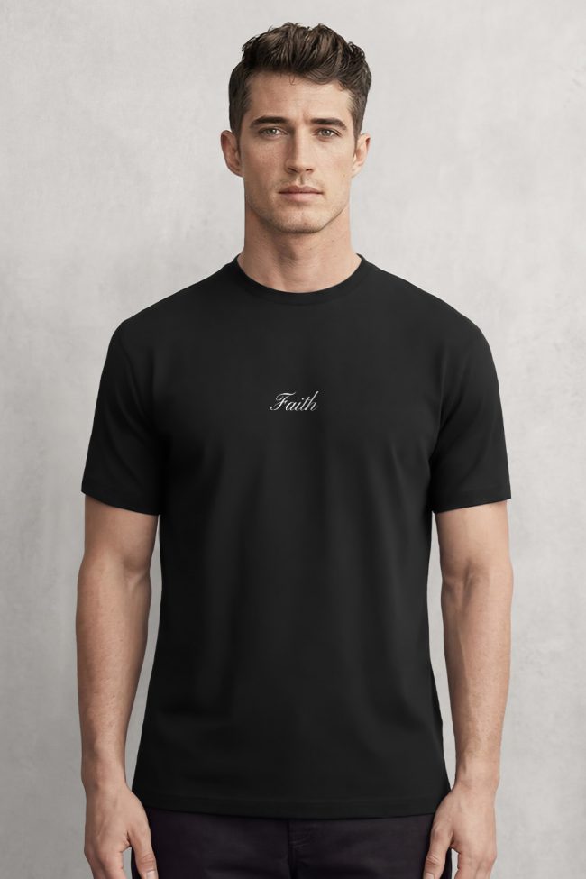 Pure Faith Bold, Μπλούζα T-Shirt σε Μαύρο Χρώμα