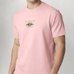 Yellowstone Park, T-Shirt Μπλούζα με Σχέδιο σε Ροζ Χρώμα