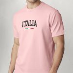 Italia Classic, Μπλούζα T-Shirt σε Ροζ Χρώμα