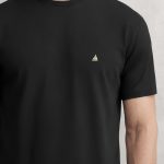 White Boat, Μπλούζα T-Shirt σε Μαύρο Χρώμα