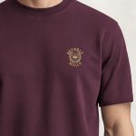 Beverly Hills Emblem, Μπλούζα T-Shirt σε Μπορντώ Χρώμα
