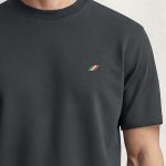 Italia Tricolore, Ανδρική Μπλούζα T-Shirt σε Iron Grey Χρώμα