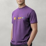 Cosmic Arcade, Casual Μπλούζα T-Shirt σε Μωβ Χρώμα