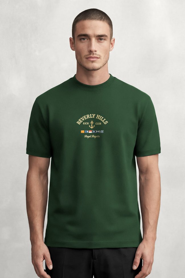 Beverly Hills Royal Regatta, Μπλούζα T-Shirt σε Πράσινο Χρώμα