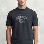 Brooklyn District, T-Shirt Μπλούζα με Σχέδιο σε Iron Grey Χρώμα
