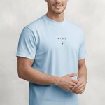 Chess King, Heavy Cotton T-Shirt σε Γαλάζιο Χρώμα