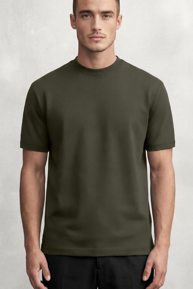 Essential T-Shirt σε Χακί Χρώμα