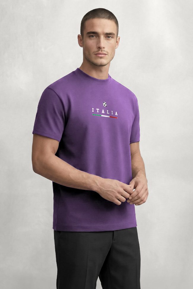 Italia Goal, Μπλούζα T-Shirt σε Μωβ Χρώμα