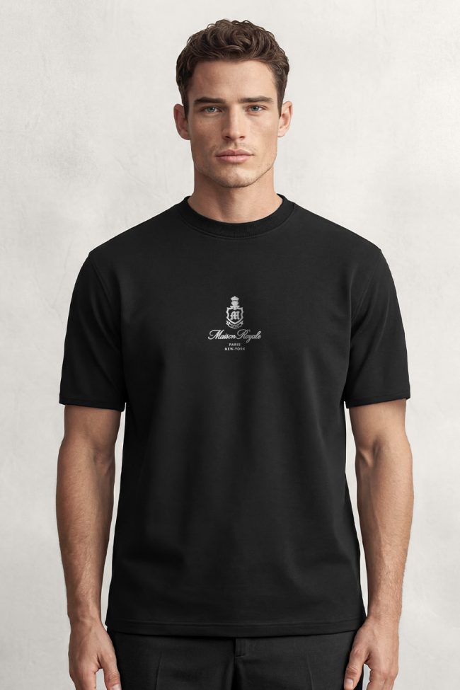 Maison Royale, Μπλούζα T-Shirt σε Μαύρο Χρώμα