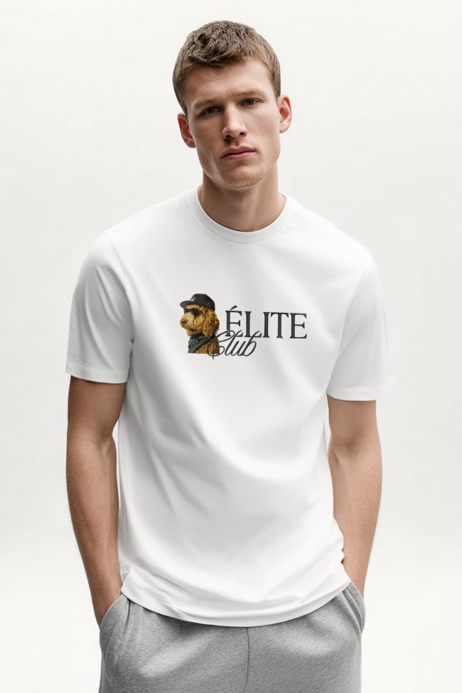 Elite Doodle, Graphic T-Shirt σε Λευκό Χρώμα