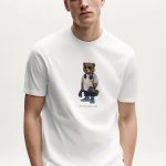 Gym First Teddy, Graphic T-Shirt σε Λευκό Χρώμα