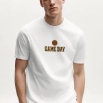 Game Day Basket, Graphic T-Shirt σε Λευκό Χρώμα