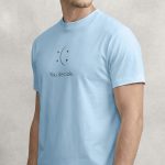 You Decide, T-Shirt Μπλούζα με Σχέδιο σε Γαλάζιο Χρώμα