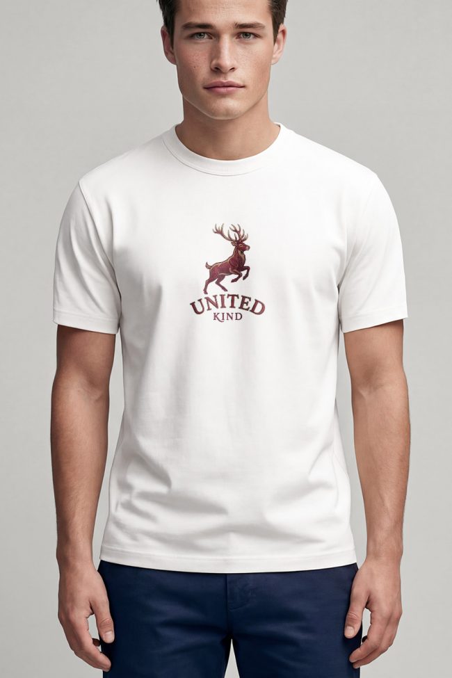 Red Stag United, Μπλούζα T-Shirt σε Λευκό Χρώμα