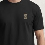 All In Golden Mini, T-Shirt Μπλούζα με Σχέδιο σε Μαύρο Χρώμα