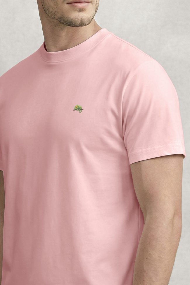 Iguana Textured, Μπλούζα T-Shirt σε Ροζ Χρώμα