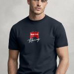 Monte Carlo Racing, T-Shirt Μπλούζα με Σχέδιο σε Μπλε Χρώμα