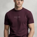 Tutto Passa, Heavy Cotton T-Shirt σε Μπορντώ Χρώμα
