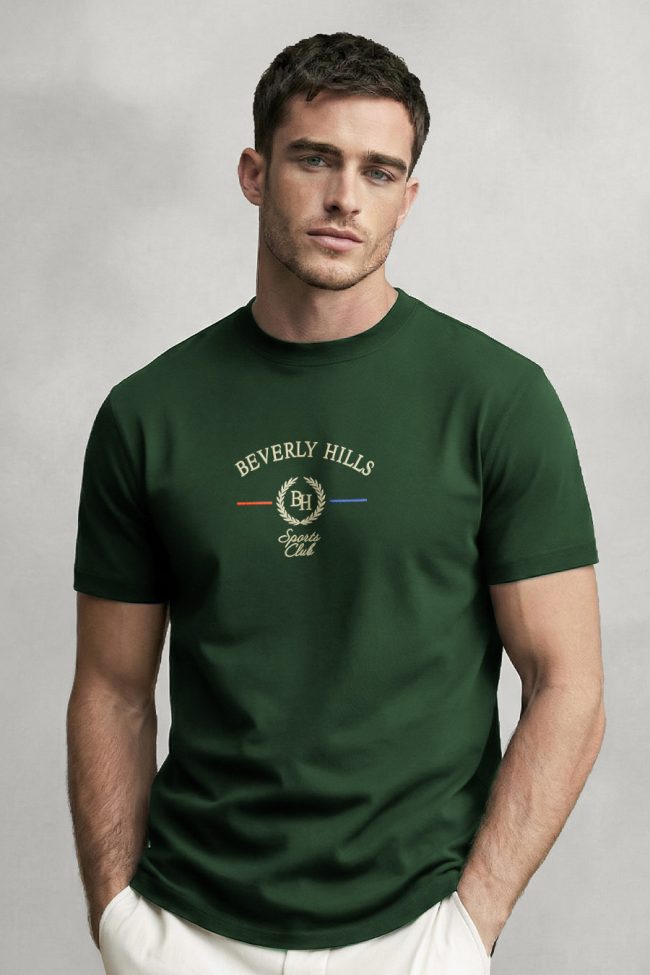 Beverly Hills Sports Club, Μπλούζα T-Shirt σε Πράσινο Χρώμα