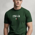 Italia Prime, Μπλούζα T-Shirt σε Πράσινο Χρώμα