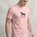 Midnight Stallion, Μπλούζα T-Shirt σε Ροζ Χρώμα