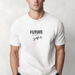 Black Future, Heavy Cotton T-Shirt σε Λευκό Χρώμα