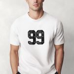 Stars 99 , Casual Μπλούζα T-Shirt σε Λευκό Χρώμα
