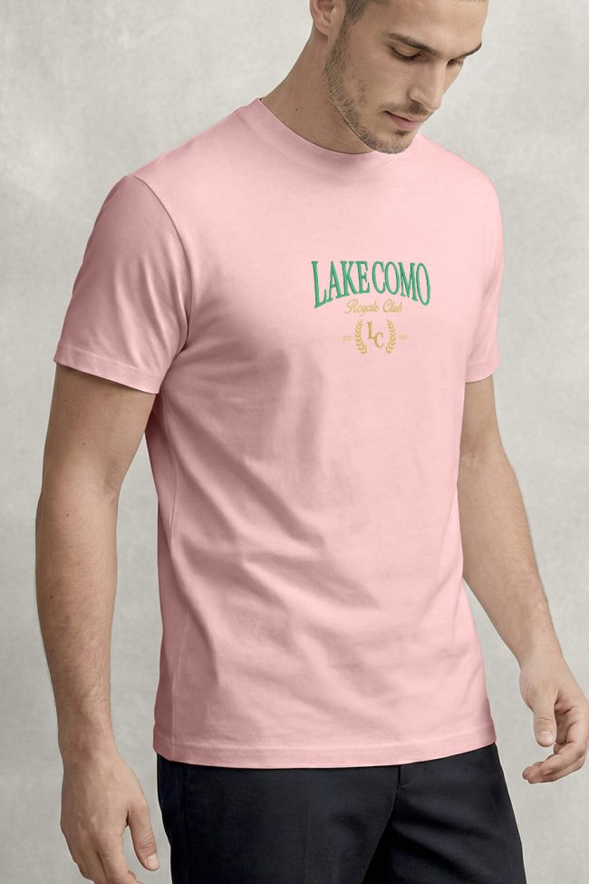 Lake Como Royale Club, Μπλούζα T-Shirt σε Ροζ Χρώμα