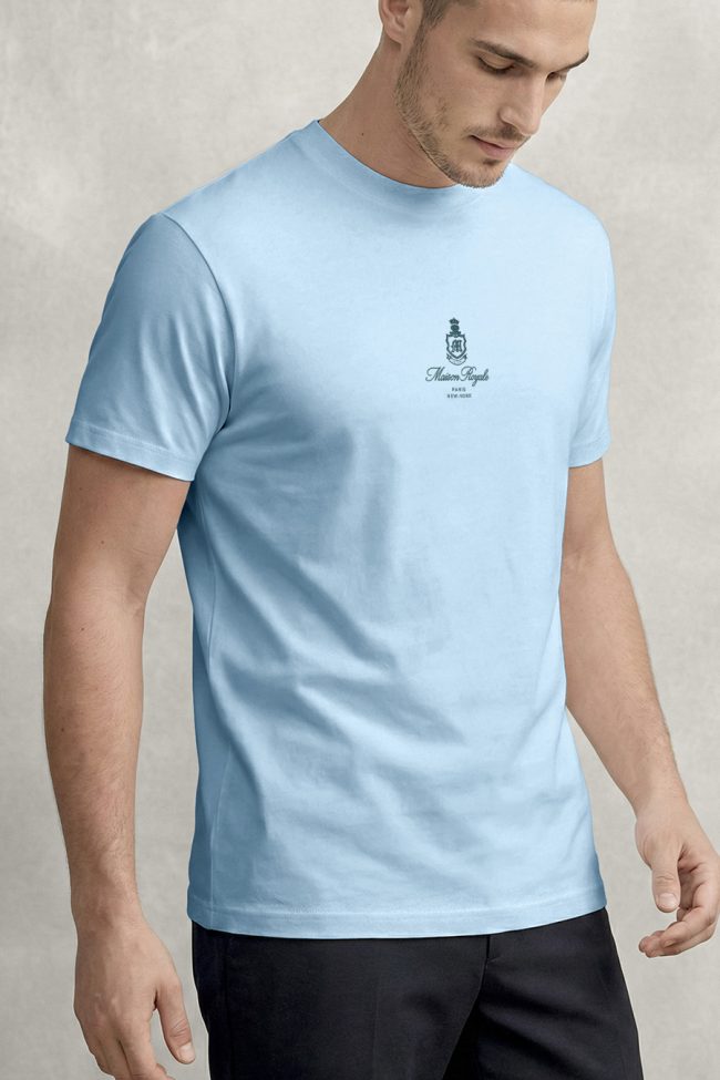 Maison Royale, Μπλούζα T-Shirt σε Γαλάζιο Χρώμα