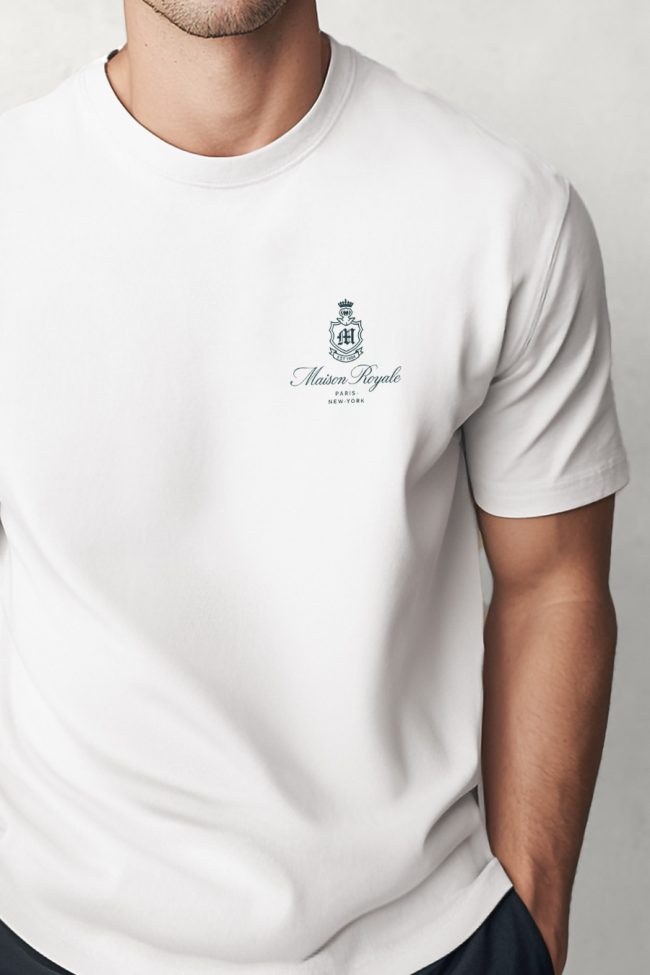 Maison Royale Mini, Μπλούζα T-Shirt σε Λευκό Χρώμα