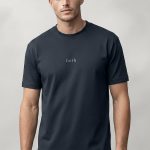 Faith Minimal, Ανδρική Μπλούζα T-Shirt σε Μπλε Χρώμα